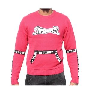 Le Tigre Tape Crew Red/Black Sweater